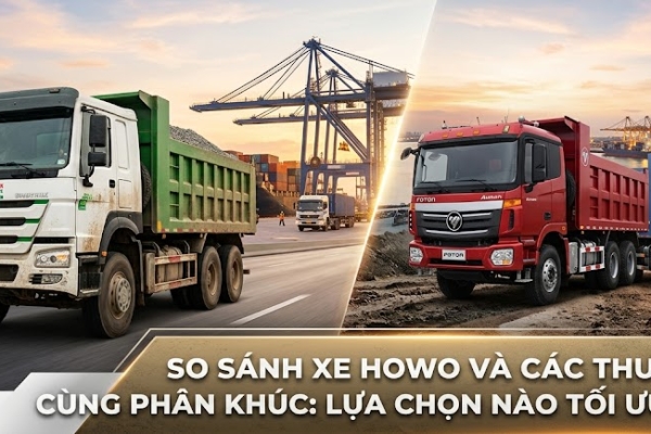 So sánh xe Howo và các thương hiệu cùng phân khúc: Lựa chọn nào tối ưu chi phí?