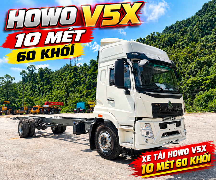 XE TẢI HOWO 8 TẤN THÙNG 10 MÉT CABIN V5X | HOWO V5X 8 TẤN