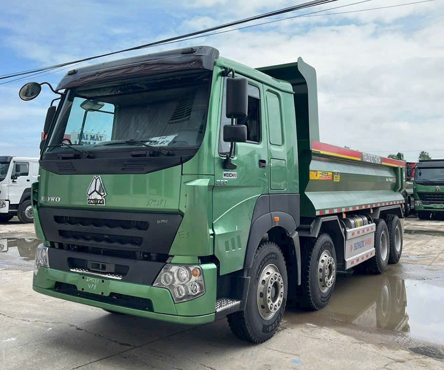 XE BEN HOWO 4 CHÂN V7G NHẬP KHẨU